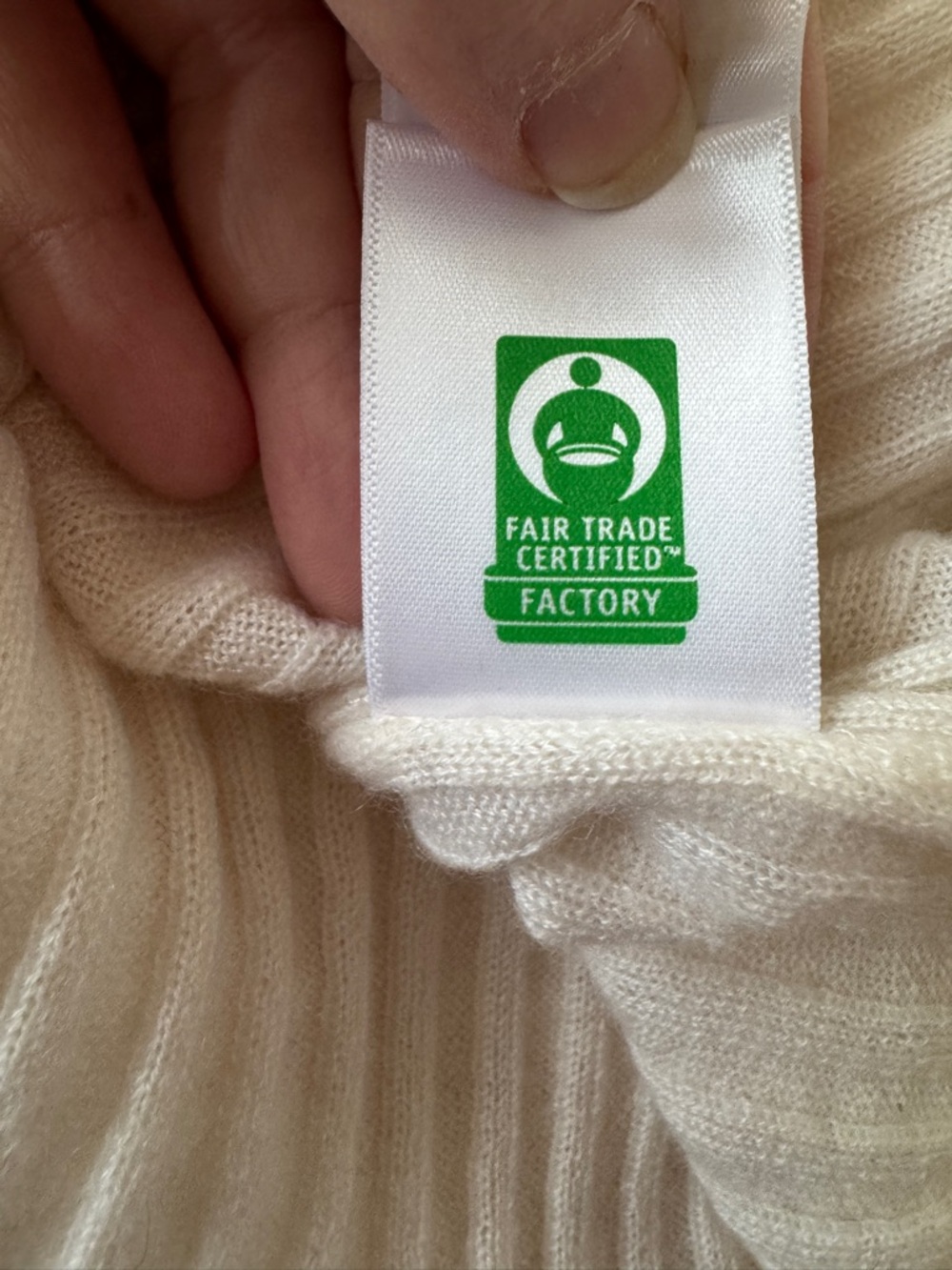 NWT J. CREW New Ribbed Featherweight 100% Cashmere T-shirt Snow White M *NOTE* - Picture 10 of 12